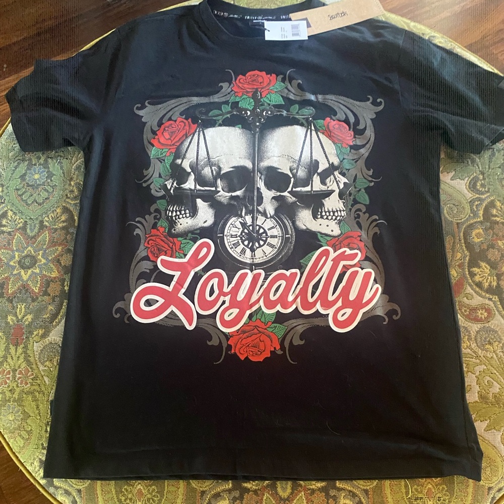 Loyalty Black Graphic T-Shirt
